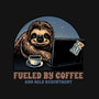 Fueled By Coffee And Mild Resentment-None-Polyester-Shower Curtain-glitchygorilla