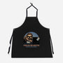 Fueled By Coffee And Mild Resentment-Unisex-Kitchen-Apron-glitchygorilla
