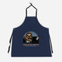 Fueled By Coffee And Mild Resentment-Unisex-Kitchen-Apron-glitchygorilla