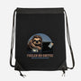Fueled By Coffee And Mild Resentment-None-Drawstring-Bag-glitchygorilla