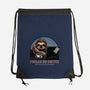 Fueled By Coffee And Mild Resentment-None-Drawstring-Bag-glitchygorilla