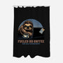 Fueled By Coffee And Mild Resentment-None-Polyester-Shower Curtain-glitchygorilla