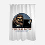 Fueled By Coffee And Mild Resentment-None-Polyester-Shower Curtain-glitchygorilla