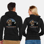 Fueled By Coffee And Mild Resentment-Unisex-Zip-Up-Sweatshirt-glitchygorilla