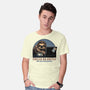 Fueled By Coffee And Mild Resentment-Mens-Basic-Tee-glitchygorilla