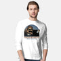 Fueled By Coffee And Mild Resentment-Mens-Long Sleeved-Tee-glitchygorilla