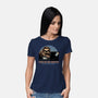 Fueled By Coffee And Mild Resentment-Womens-Basic-Tee-glitchygorilla
