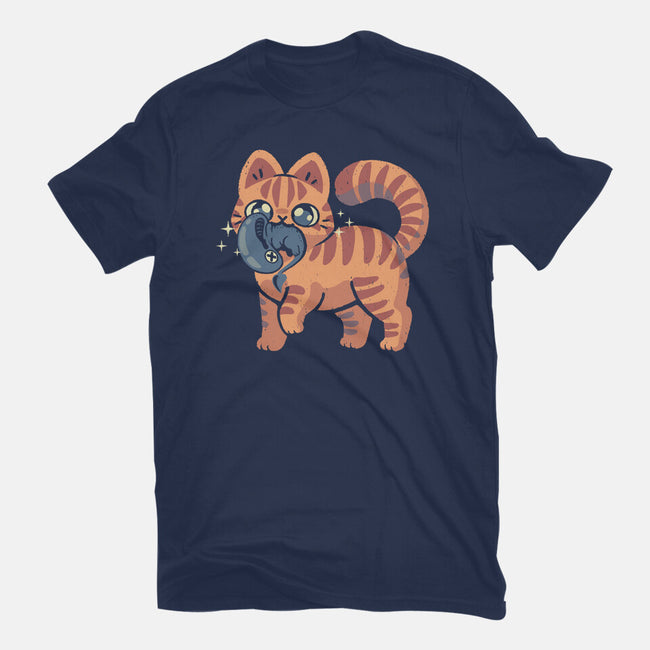 Cute Alien Cat-Mens-Basic-Tee-xMorfina