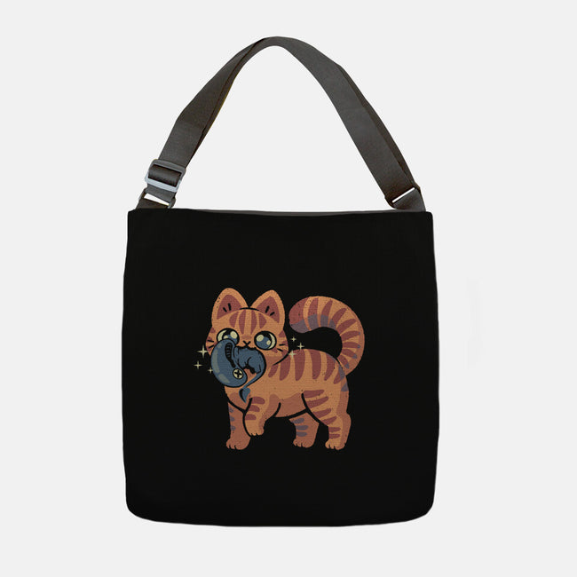 Cute Alien Cat-None-Adjustable Tote-Bag-xMorfina
