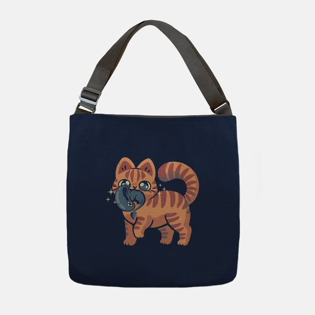 Cute Alien Cat-None-Adjustable Tote-Bag-xMorfina