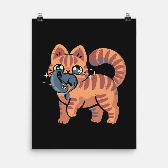 Cute Alien Cat-None-Matte-Poster-xMorfina