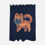 Cute Alien Cat-None-Polyester-Shower Curtain-xMorfina