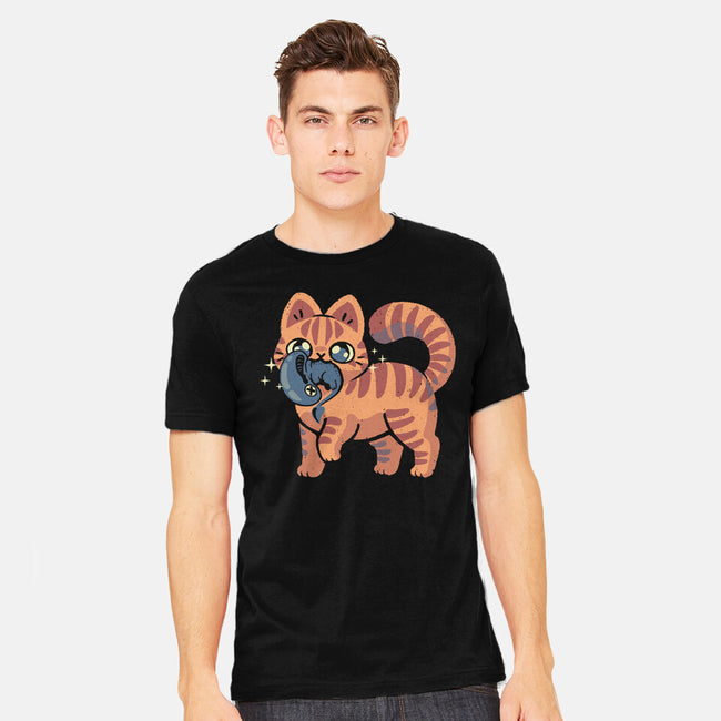 Cute Alien Cat-Mens-Heavyweight-Tee-xMorfina