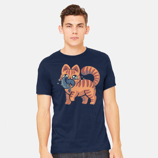 Cute Alien Cat-Mens-Heavyweight-Tee-xMorfina