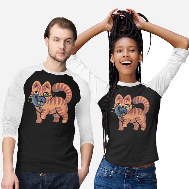 Cute Alien Cat-Unisex-Baseball-Tee-xMorfina
