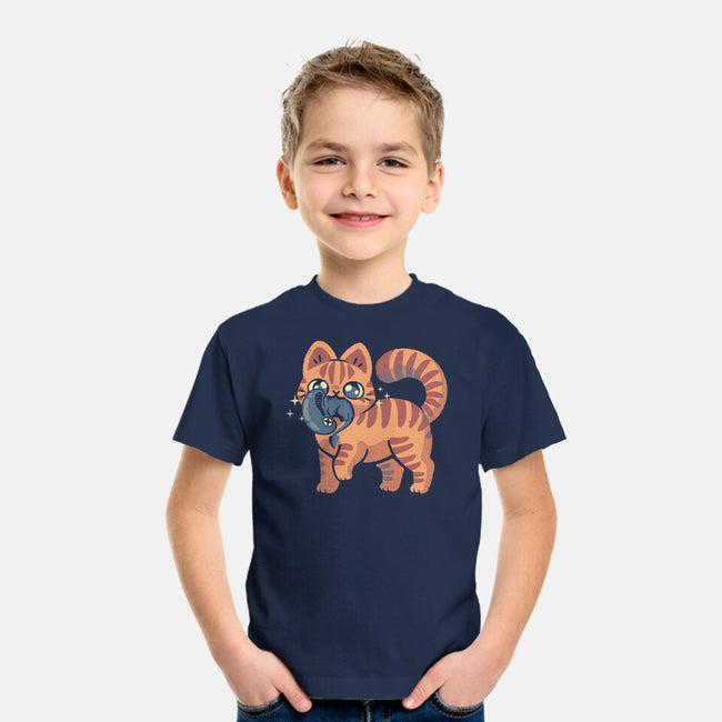 Cute Alien Cat-Youth-Basic-Tee-xMorfina