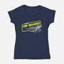 Baby On Board-Womens-V-Neck-Tee-arace