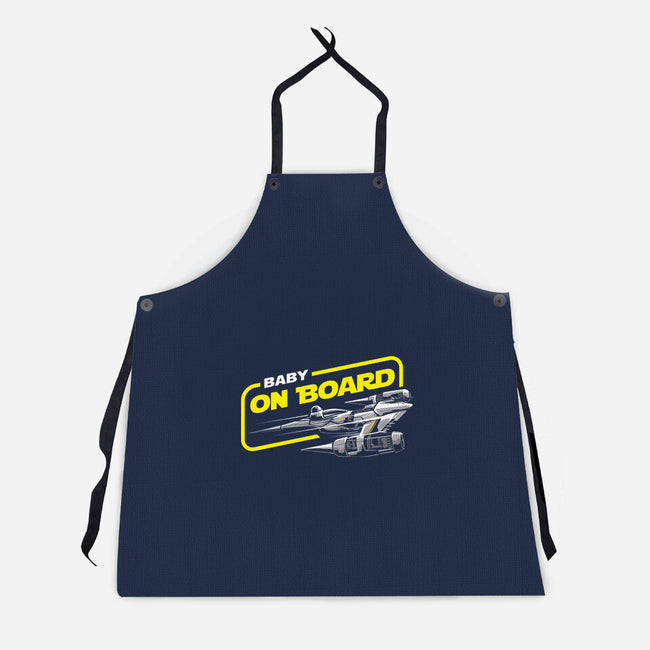 Baby On Board-Unisex-Kitchen-Apron-arace