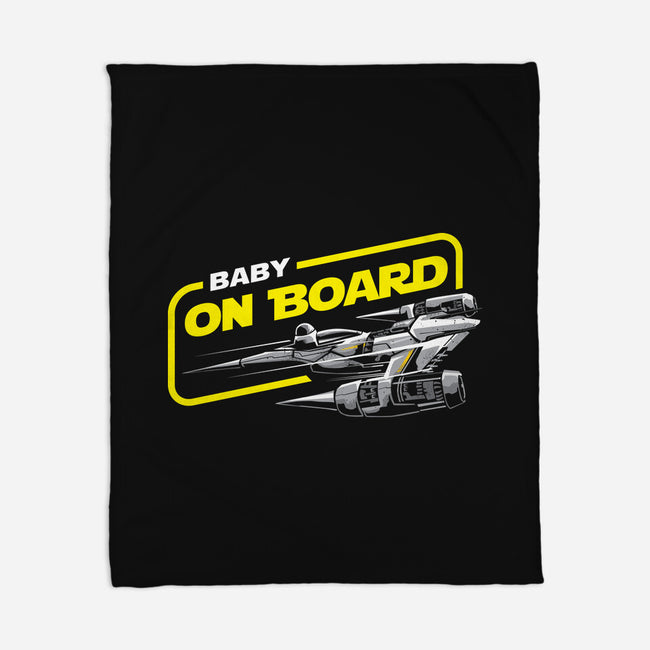 Baby On Board-None-Fleece-Blanket-arace