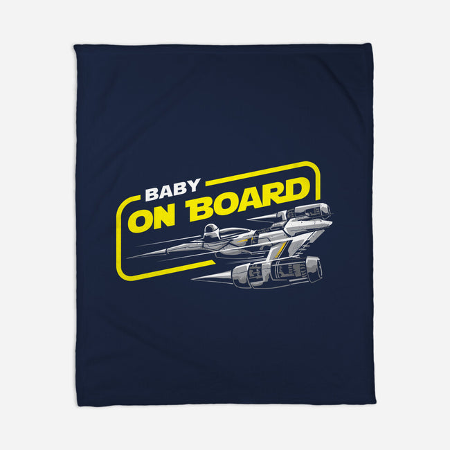 Baby On Board-None-Fleece-Blanket-arace