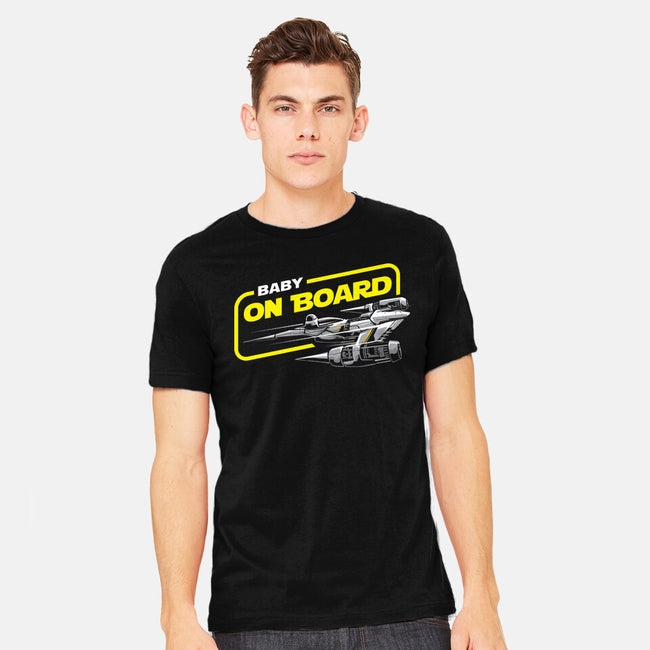 Baby On Board-Mens-Heavyweight-Tee-arace