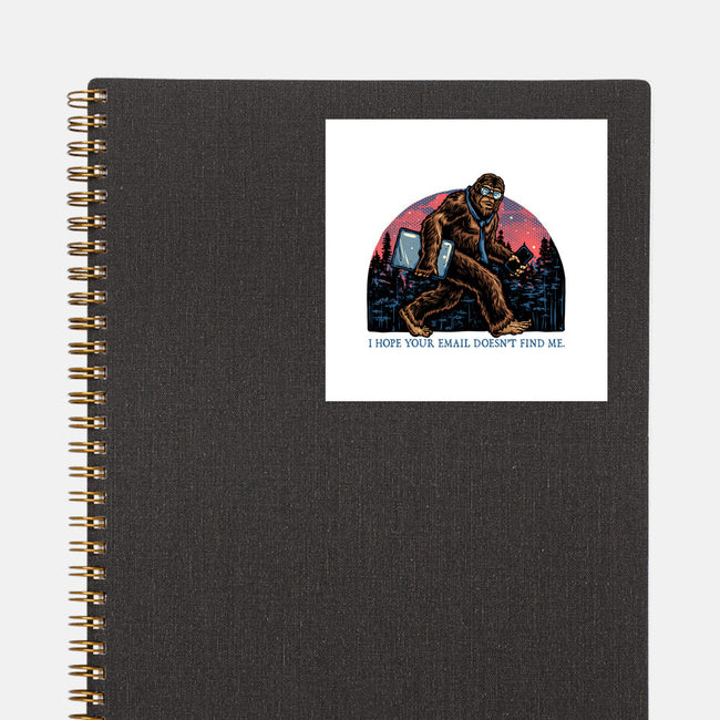 Email Doesn’t Find Me-None-Glossy-Sticker-glitchygorilla