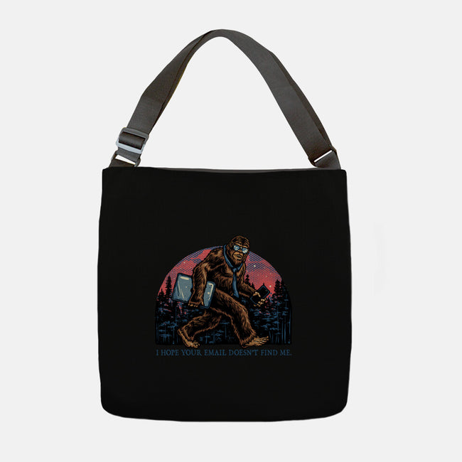 Email Doesn’t Find Me-None-Adjustable Tote-Bag-glitchygorilla