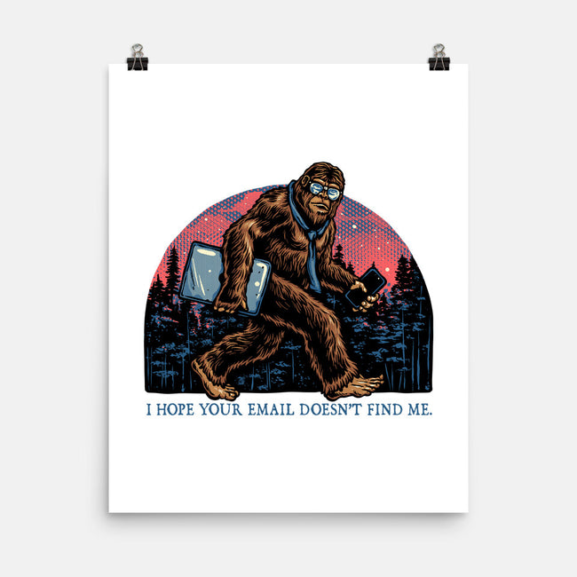 Email Doesn’t Find Me-None-Matte-Poster-glitchygorilla