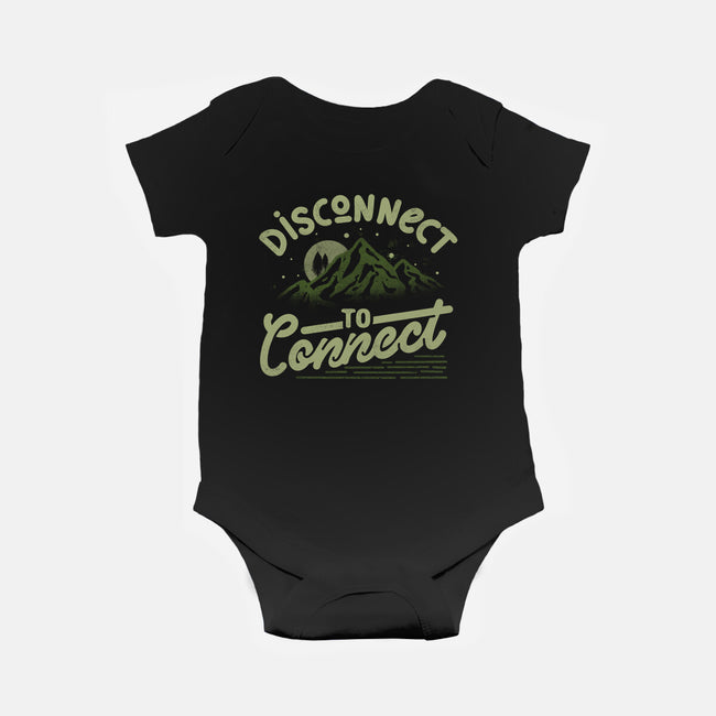 Disconnect To Connect-Baby-Basic-Onesie-tobefonseca