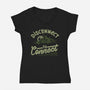 Disconnect To Connect-Womens-V-Neck-Tee-tobefonseca
