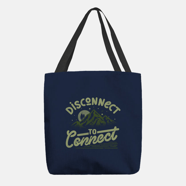 Disconnect To Connect-None-Basic Tote-Bag-tobefonseca