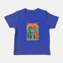 Love Is Not Dead Cute Dinosaurs-Baby-Basic-Tee-tobefonseca