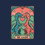 Love Is Not Dead Cute Dinosaurs-Womens-Fitted-Tee-tobefonseca