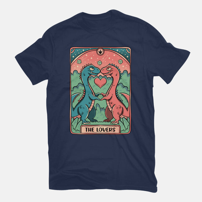 Love Is Not Dead Cute Dinosaurs-Mens-Heavyweight-Tee-tobefonseca