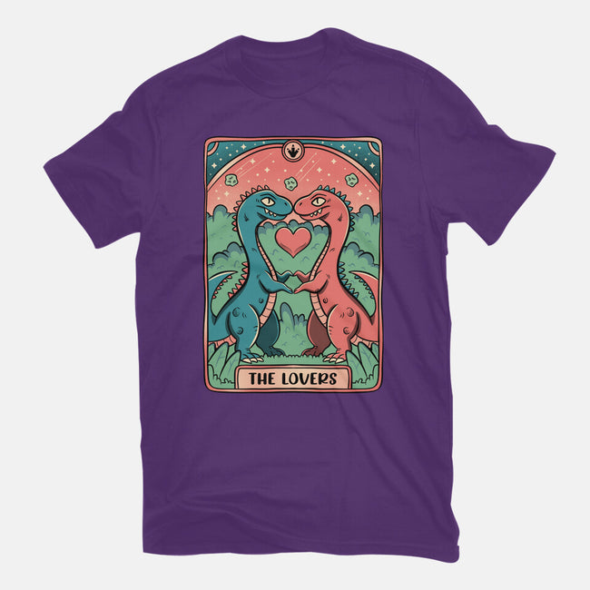 Love Is Not Dead Cute Dinosaurs-Mens-Basic-Tee-tobefonseca