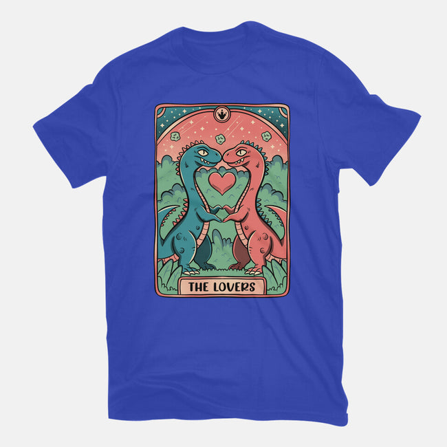 Love Is Not Dead Cute Dinosaurs-Womens-Fitted-Tee-tobefonseca