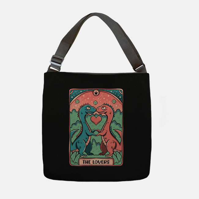 Love Is Not Dead Cute Dinosaurs-None-Adjustable Tote-Bag-tobefonseca