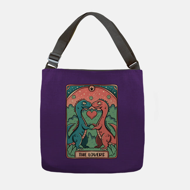 Love Is Not Dead Cute Dinosaurs-None-Adjustable Tote-Bag-tobefonseca