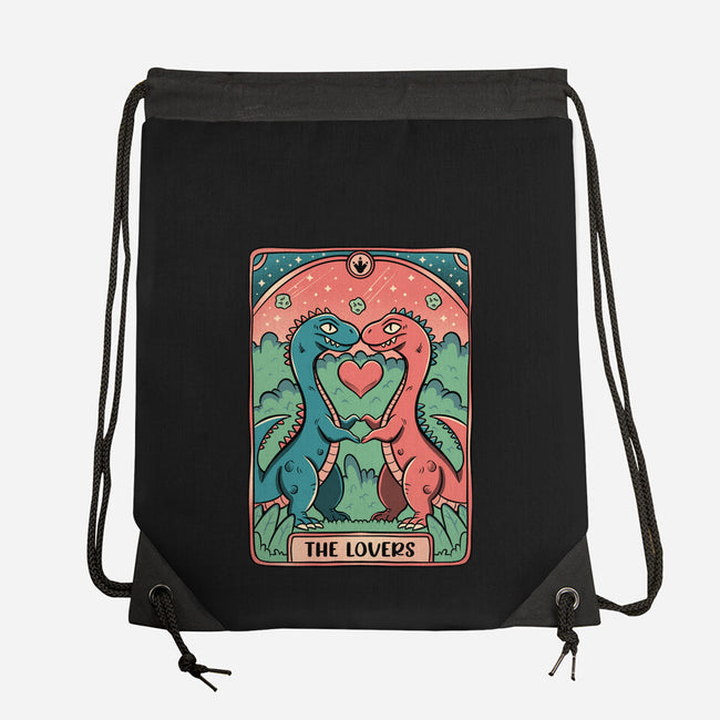 Love Is Not Dead Cute Dinosaurs-None-Drawstring-Bag-tobefonseca