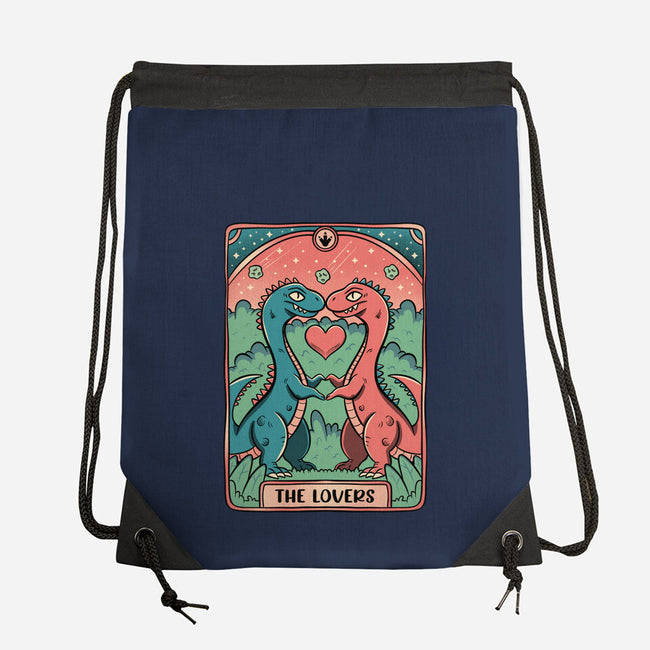 Love Is Not Dead Cute Dinosaurs-None-Drawstring-Bag-tobefonseca