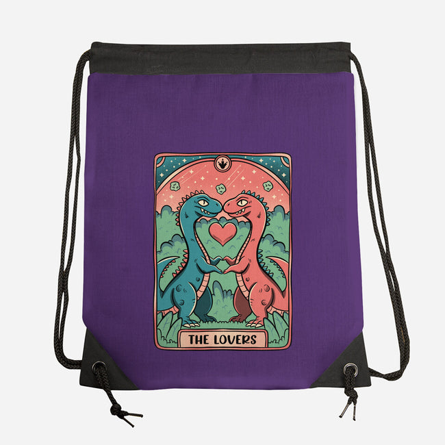 Love Is Not Dead Cute Dinosaurs-None-Drawstring-Bag-tobefonseca