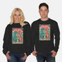 Love Is Not Dead Cute Dinosaurs-Unisex-Crew Neck-Sweatshirt-tobefonseca