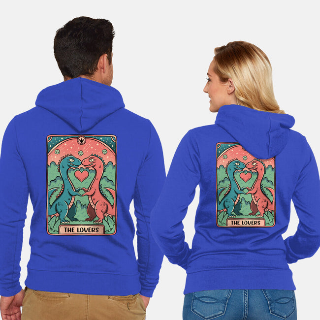 Love Is Not Dead Cute Dinosaurs-Unisex-Zip-Up-Sweatshirt-tobefonseca