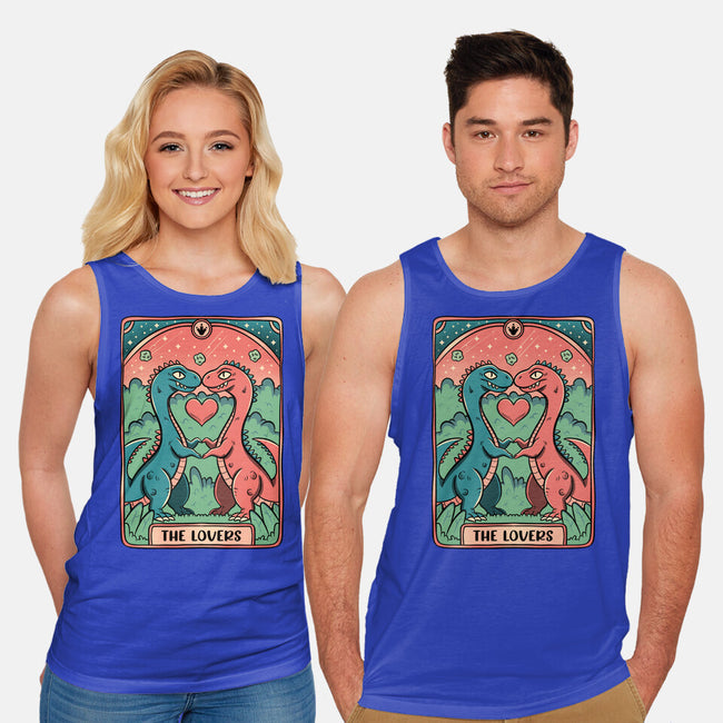 Love Is Not Dead Cute Dinosaurs-Unisex-Basic-Tank-tobefonseca