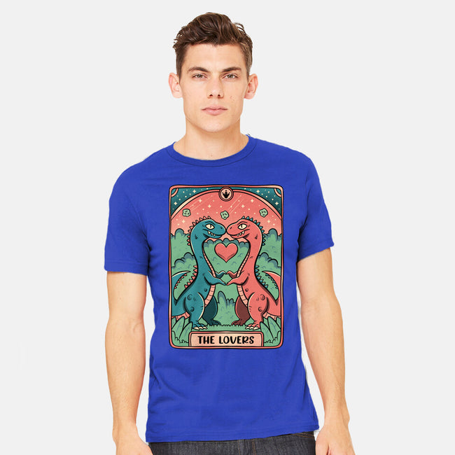 Love Is Not Dead Cute Dinosaurs-Mens-Heavyweight-Tee-tobefonseca