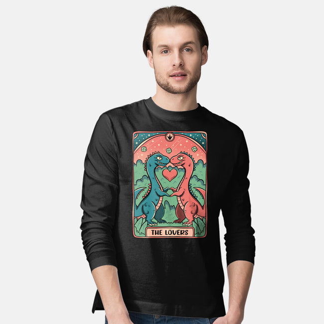 Love Is Not Dead Cute Dinosaurs-Mens-Long Sleeved-Tee-tobefonseca