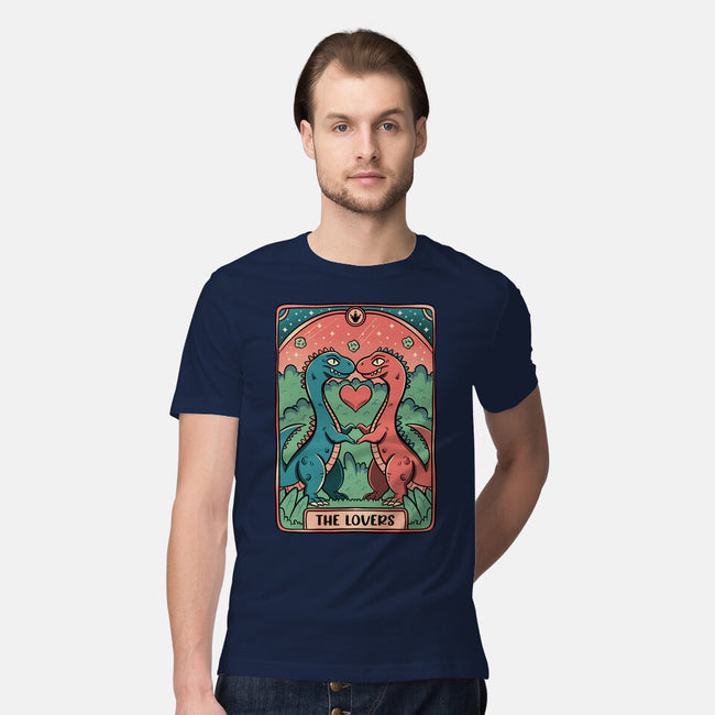 Love Is Not Dead Cute Dinosaurs-Mens-Premium-Tee-tobefonseca