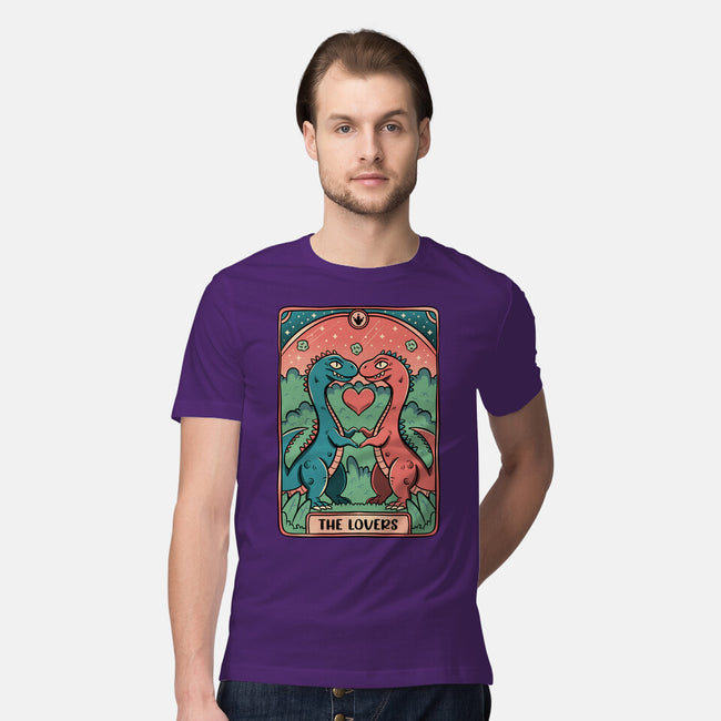 Love Is Not Dead Cute Dinosaurs-Mens-Premium-Tee-tobefonseca
