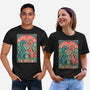 Love Is Not Dead Cute Dinosaurs-Unisex-Basic-Tee-tobefonseca