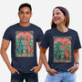 Love Is Not Dead Cute Dinosaurs-Unisex-Basic-Tee-tobefonseca